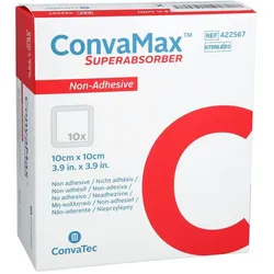 CONVAMAX Superabsorber nicht adhäsiv 10x10 cm