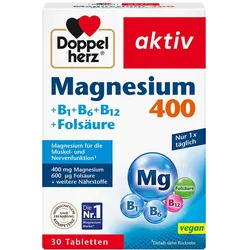 DOPPELHERZ Magnesium 400 mg Tabletten 30 St