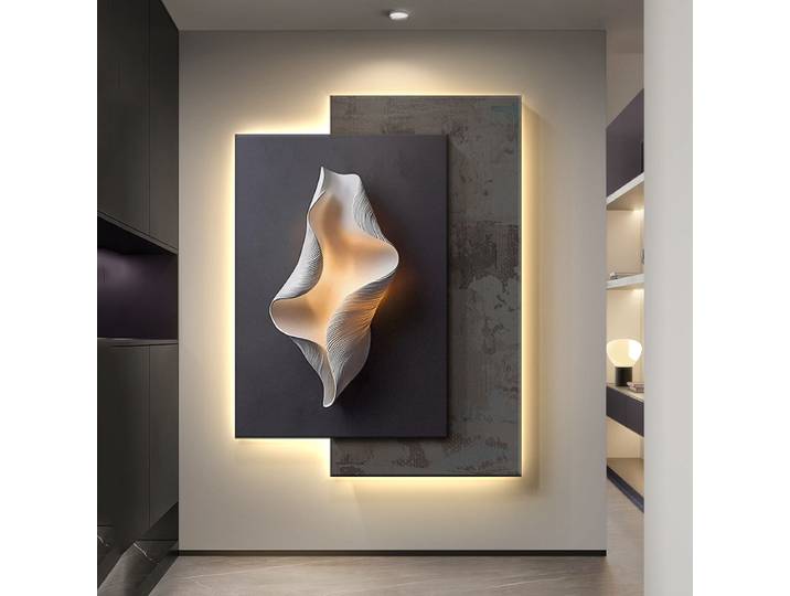 Lampes murales LED modernes minimalisme cristal porcelaine pour salon couloir décoration de la maison Lustre suspendu peinture murale lumière