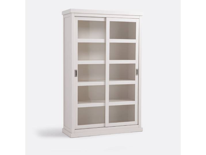 LA REDOUTE Vitrine, 2 portes coulissantes, LUNJA Beige Greige