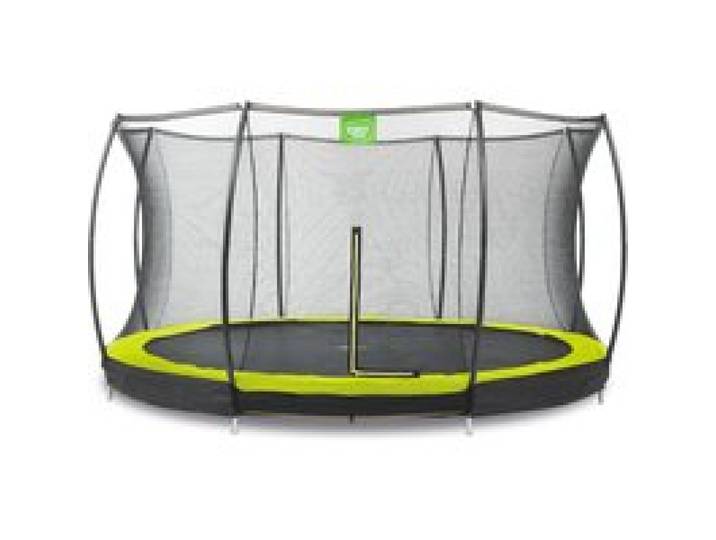 EXIT TOYS Trampoline au sol Silhouette avec filet de sécurité (ø 366 cm)