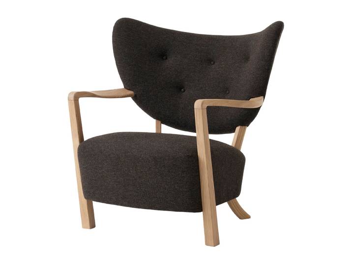 &Tradition Chaise longue Wulff ATD2 fauteuil Chêne huilé-Hallingdal