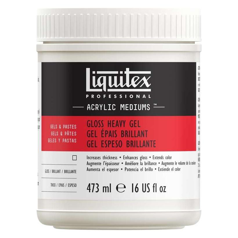 Winsor & Newton Acrylic medium gloss heavy gel 473ml (473 ml) (5121)