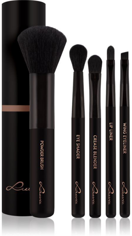 Luvia Cosmetics Travel Set Espresso kit de pinceaux de voyage