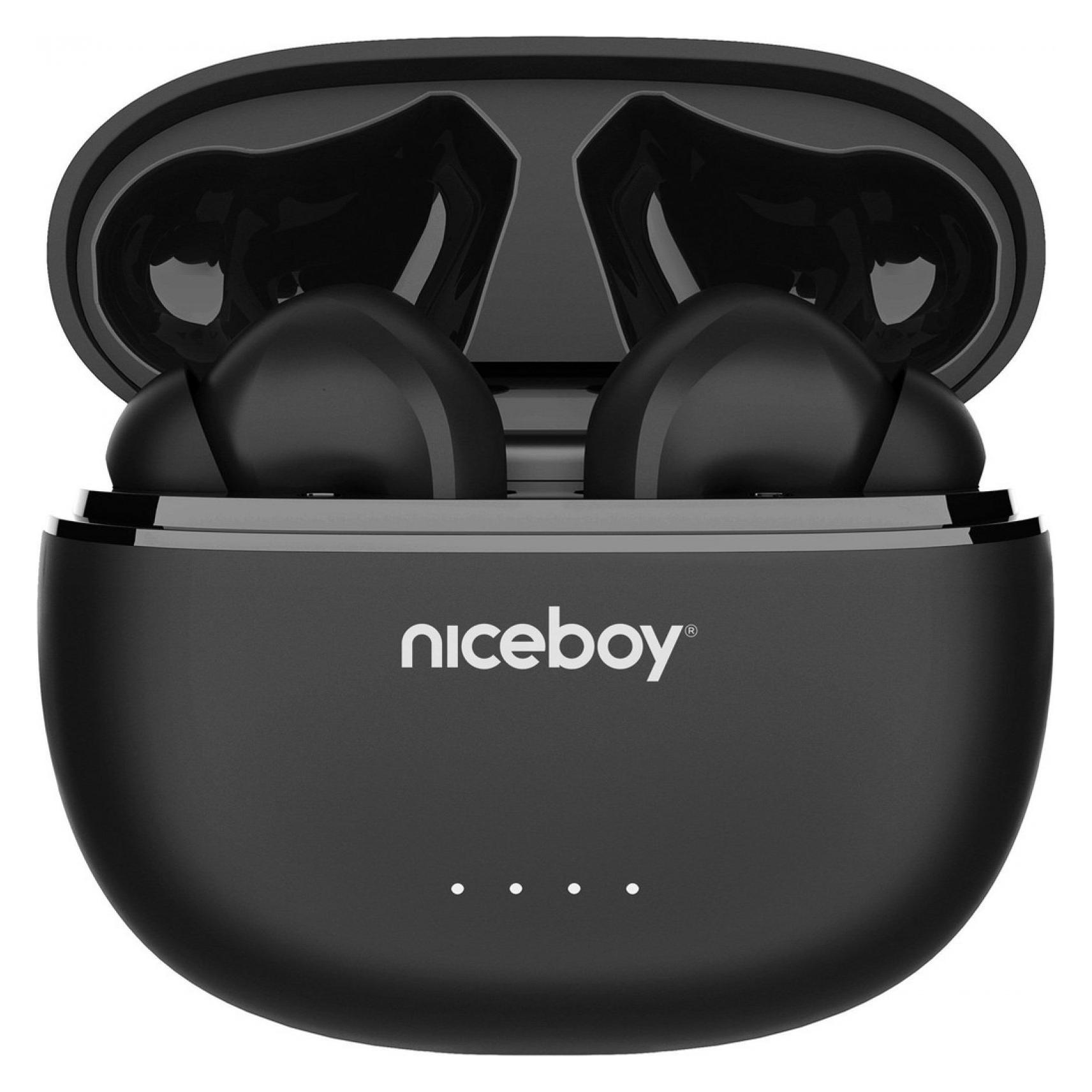 Niceboy HIVE Pins 3 ANC Black (10 h, Kabellos) (HIVE PINS 3 ANC BLACK)