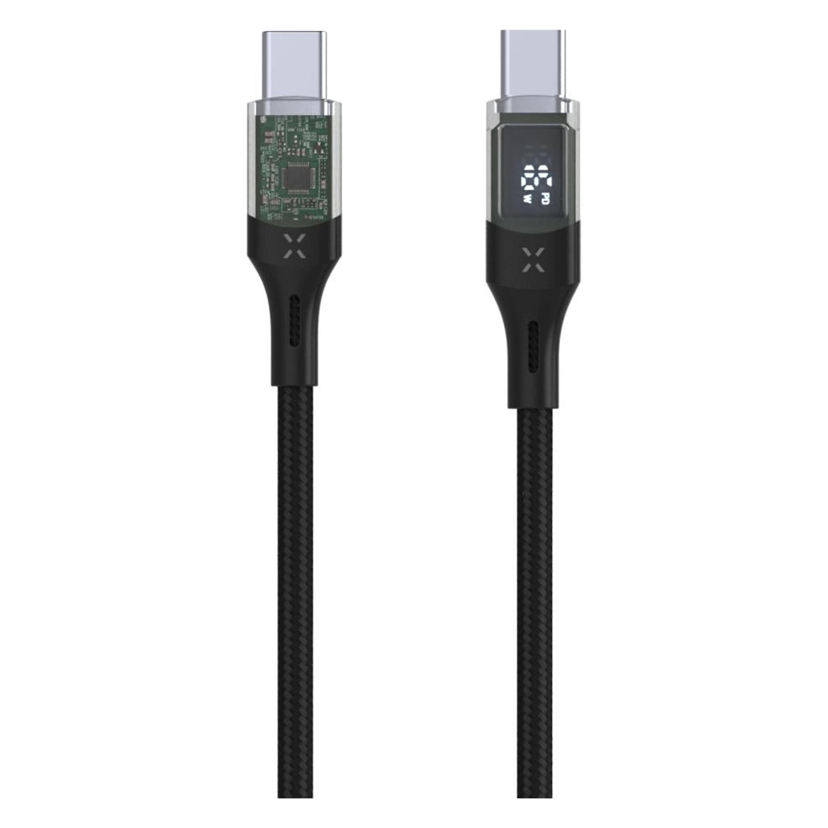 Fixed USB C - USB C (1.20 m, USB 2.0, 100 W) (FIXDD-CC12-BK)
