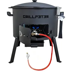 Grillpeter Utschak Nurlan Ø50 Set Kazan 22L mit Gasbrenner und Zubehör