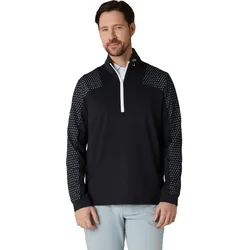 Callaway Pullover Odyssey Chev Motion Print 1/4 Zip, schwarz