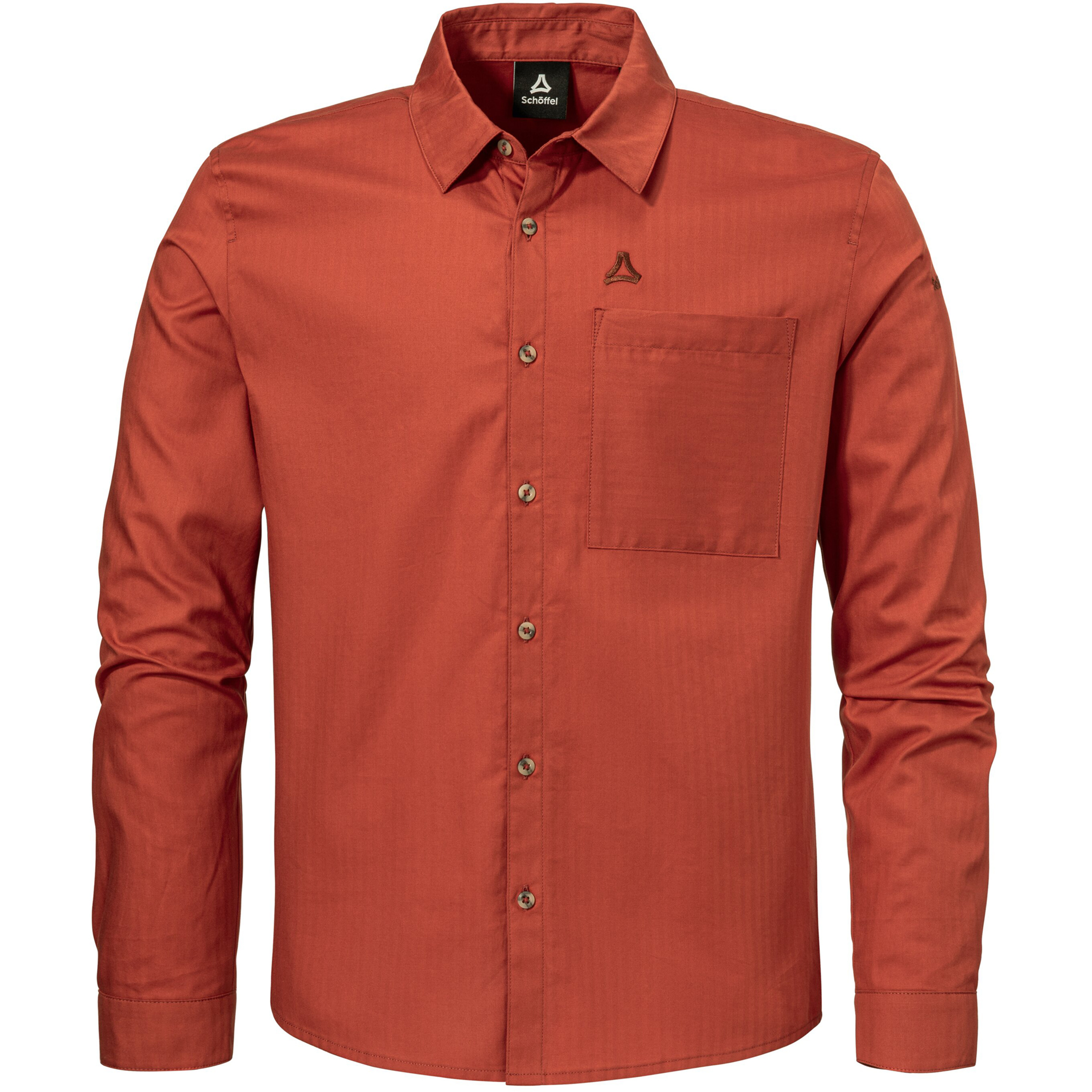 Schöffel Style Chanduy Herren Hemden rot Größe XL Camping Elastisch