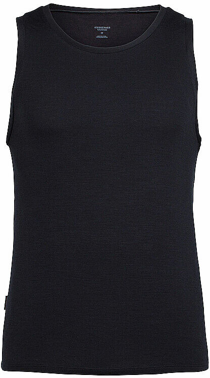 ICEBREAKER Herren Tanktop Anatomica schwarz   M M