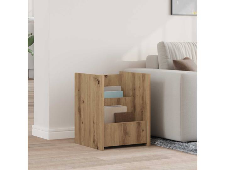 vidaXL Magazinregal Artisan-Eiche 35 x 35 x 45 cm Holzwerkstoff