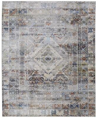 Grand Bazaar Claymore Machine Made Distressed Transitional Area Rug