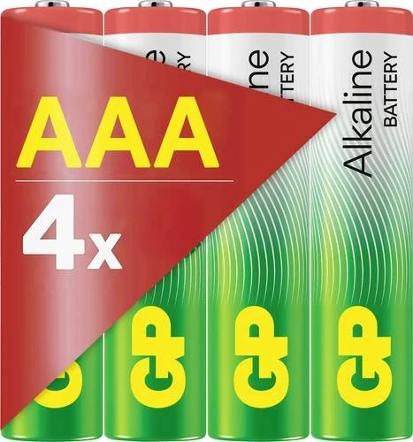 GP Batterien Long Lasting Power Alkaline Mignon AAA 1,5 V, 4 St.