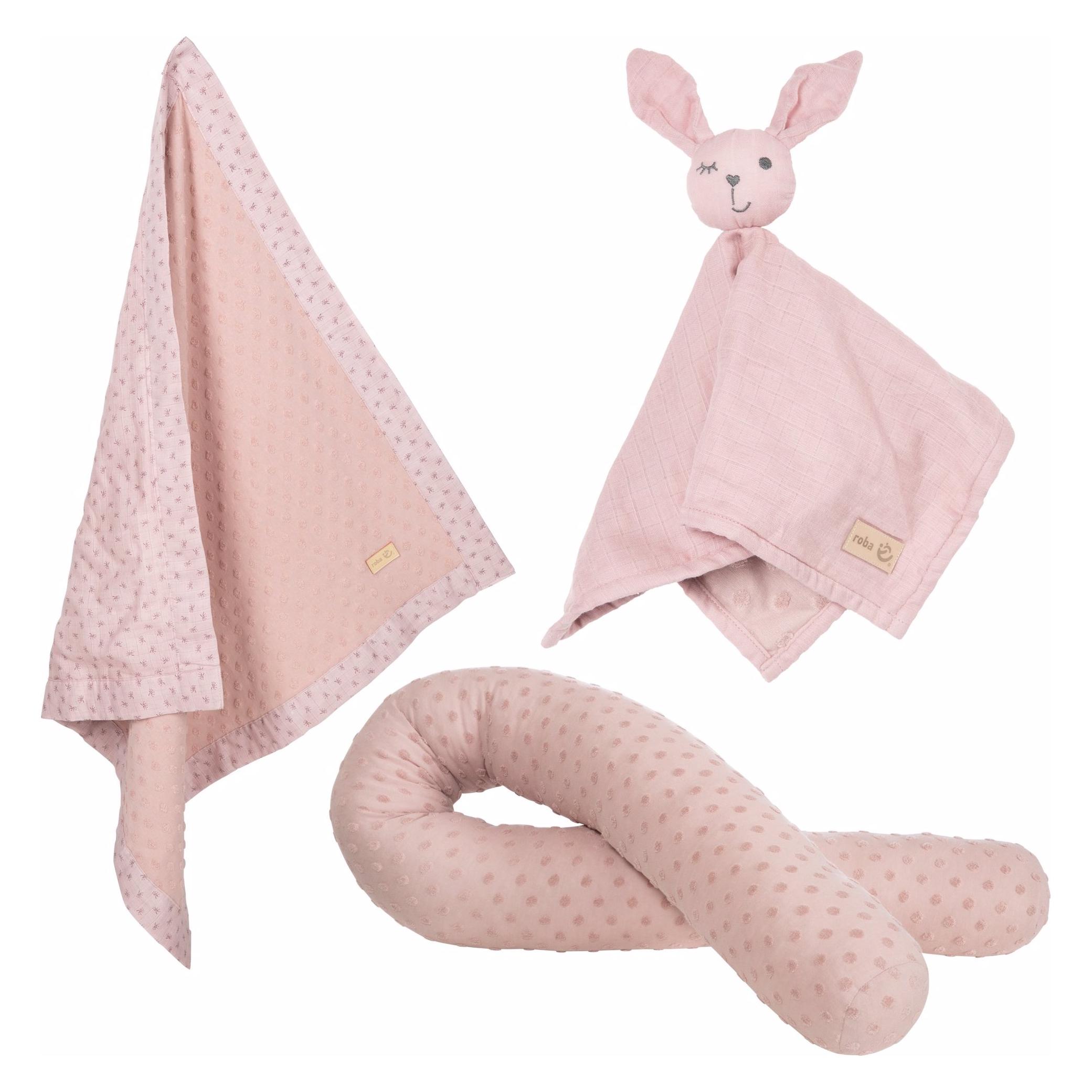 Roba Geschenkset Baby Kuscheln und Spielen Lil Planet rosa (40 x 40 cm) (226S03T3)
