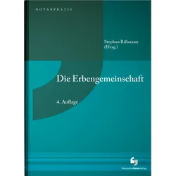 Die Erbengemeinschaft, Fachbücher von Stephan Rissmann