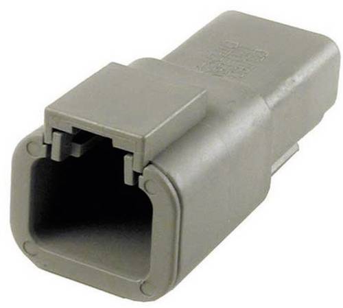 TE Connectivity 19543 Rundstecker Stecker, gerade Gesamtpolzahl: 2 Serie (Rundsteckverbinder): DTP