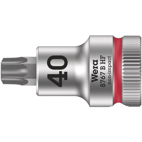 Wera 8767 B HF TORX Zyklop bitmoer met 3/8 inch aandrijving en houderfunctie, TX 40 x 35 mm