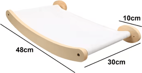 Inspire Curations SkyPaws Wall Mounted Cat Climbing & Hammock Set cat Hammock