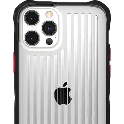 Element Case Special Ops fur durchsichtig schwarz (Apple iPhone 13 Pro Max), Smartphone Hülle, Transparent, Schwarz