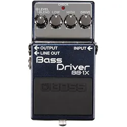 BOSS (Electronics) BB-1X Bass Driver (Bass), Effektpedal, Blau