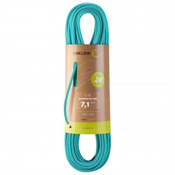 Edelrid - Skimmer Eco Dry 7,1 - Halbseil Länge 70 m bunt