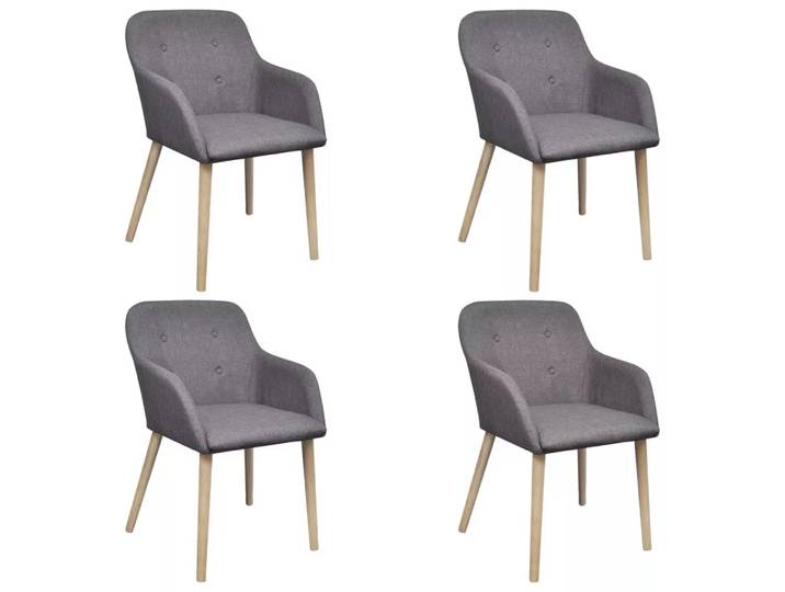 VidaXL - Esszimmerstuhl gewebe, One Size, Grau