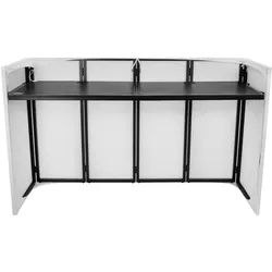 Omnitronic Large Mobile DJ Stand inkl. Cover, DJ Möbel