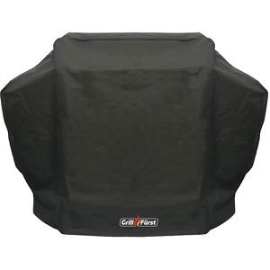 Grillfürst Grillabdeckung 18-096, aus Gewebematerial, schwarz, für Weber Genesis 300er Serie, Klettverschluss, wasserdicht