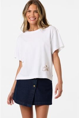O'Neill s O'riginals Radical Sun Boxy T-Shirt in White, Size XL