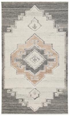 Terra by Obeetee Leah Karabagh Gray Rug