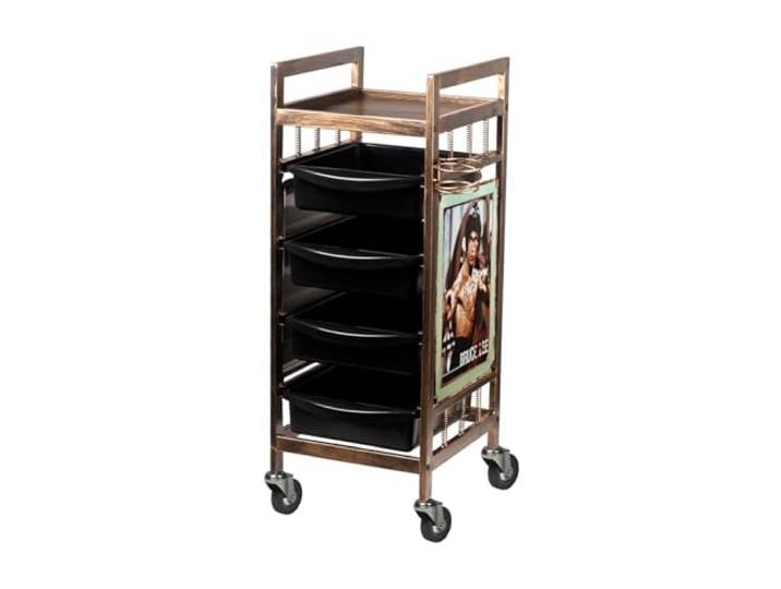 ACTIVESHOP Gabbiano Friseurwagen Rollwagen Trolley Friseurassistant 8-139