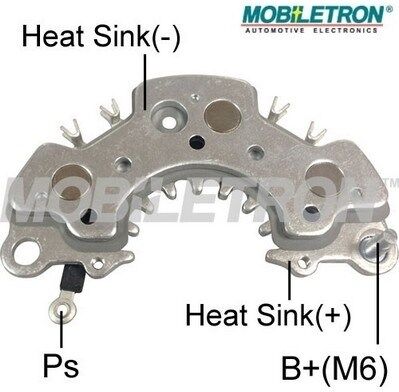 Mobiletron Gleichrichter, Generator Rh91 120mm