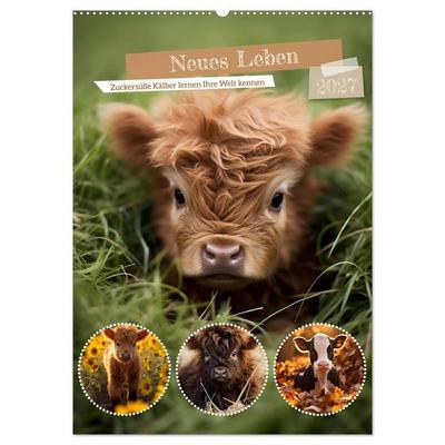 Neues Leben (Wandkalender 2027 DIN A2 hoch), CALVENDO Monatskalender