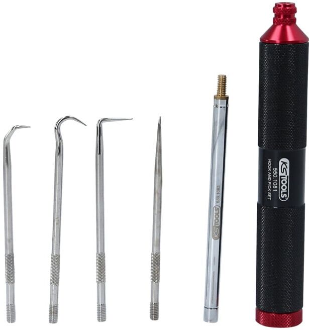 Jeu de crochets et d'embouts magnétiques, 6 pcs. ; KS Tools (550.1080)