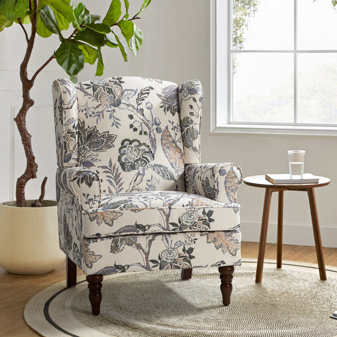 Ophelia & Co. Upholstered Armchair Green 96.52cm H X 74.93cm W X 82.55cm D