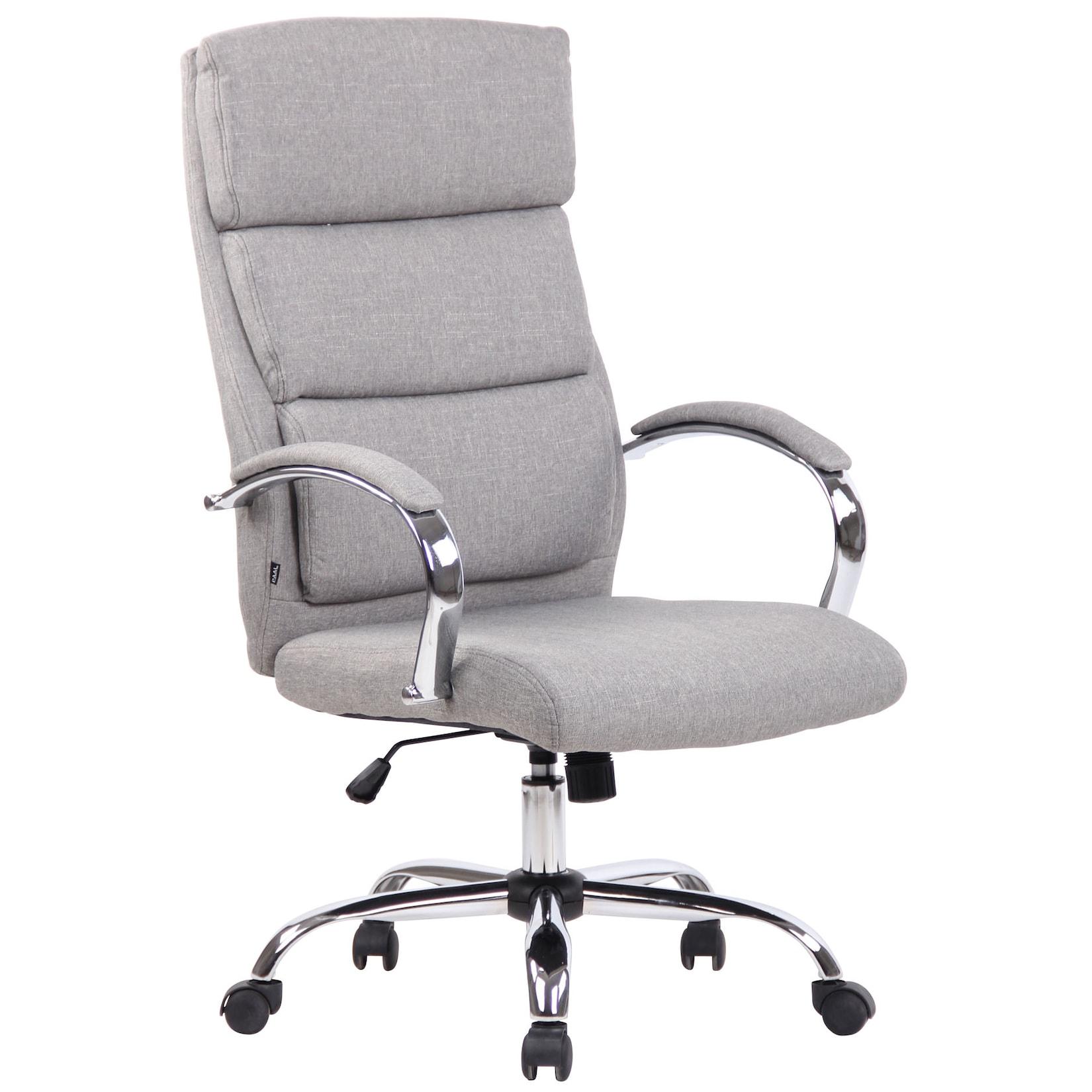 CLP Bürostuhl Bradford Stoff Farbe: grau, Material: Stoff