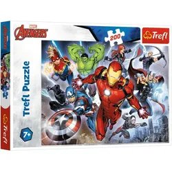Puzzle 200 Teile Brave Avengers Disney Marvel Trefl 13260