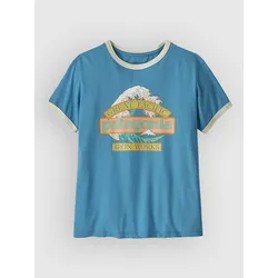 Patagonia Great Waves Ringer T-Shirt shore blue Gr. S