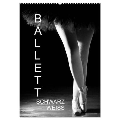 Ballett Schwarzweiss (Wandkalender 2027 DIN A2 hoch), CALVENDO Monatskalender