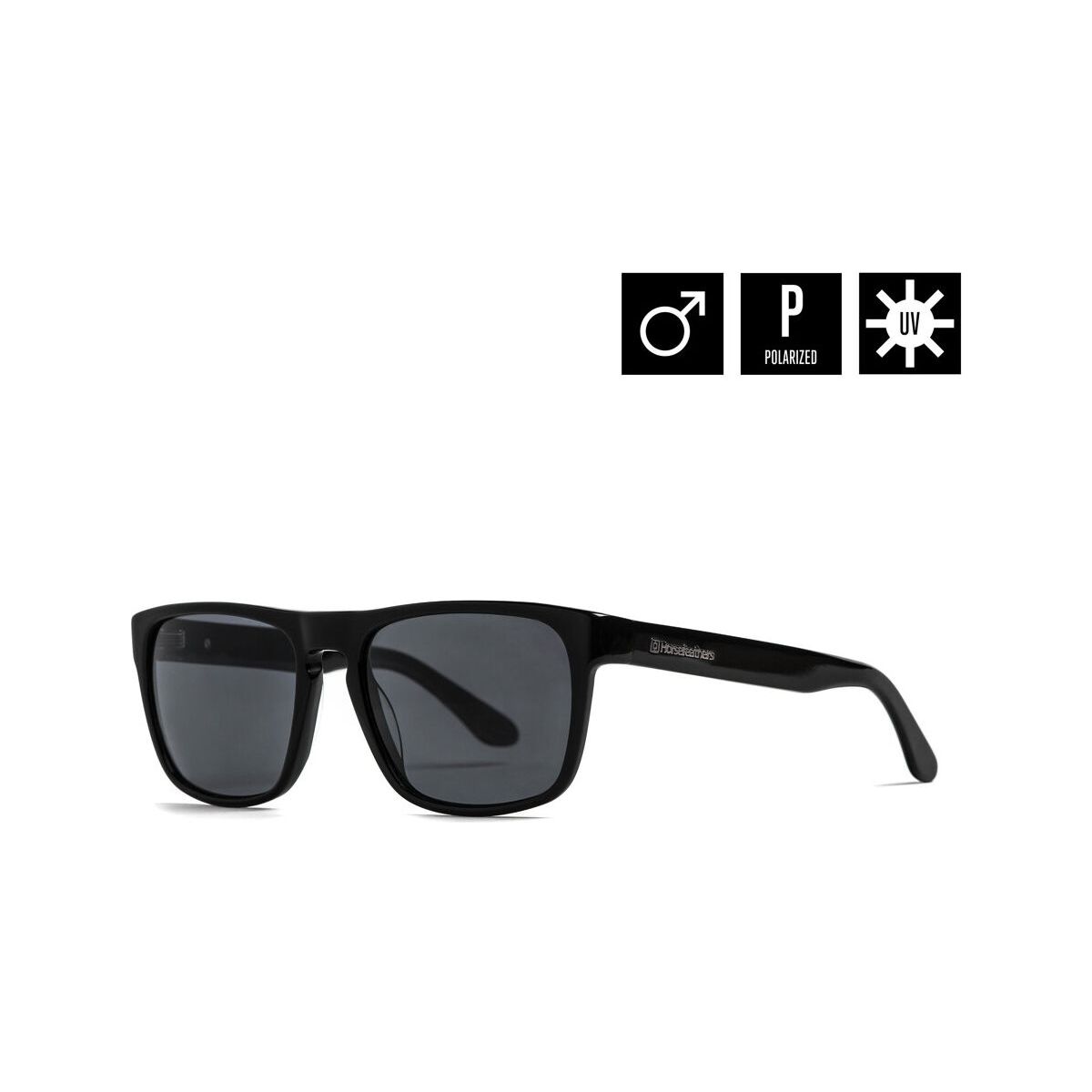 Horsefeathers Keaton Sunglasses gloss black/gray AM082A-gloss black-gray