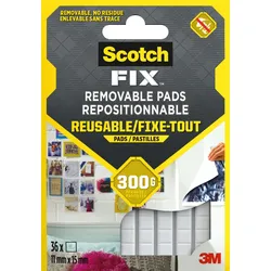 Scotch FIX™ doppelseitige Klebepads, 36 Stück