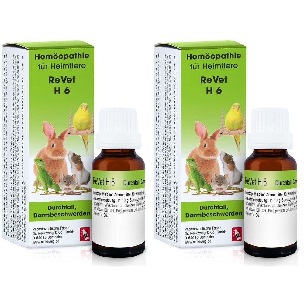 Revet H 6 Globuli f.Heimtiere 2x 2x10 g