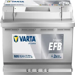 VARTA N95 Blue Dynamic EFB 12V 95Ah 850A Autobatterie Start-Stop 595 500 085