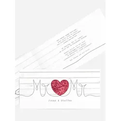 Einladungen zur Hochzeit selbst gestalten mit Spruch und Fotos im Onlinedesigner bei Meine-Kartenmanufaktur.de