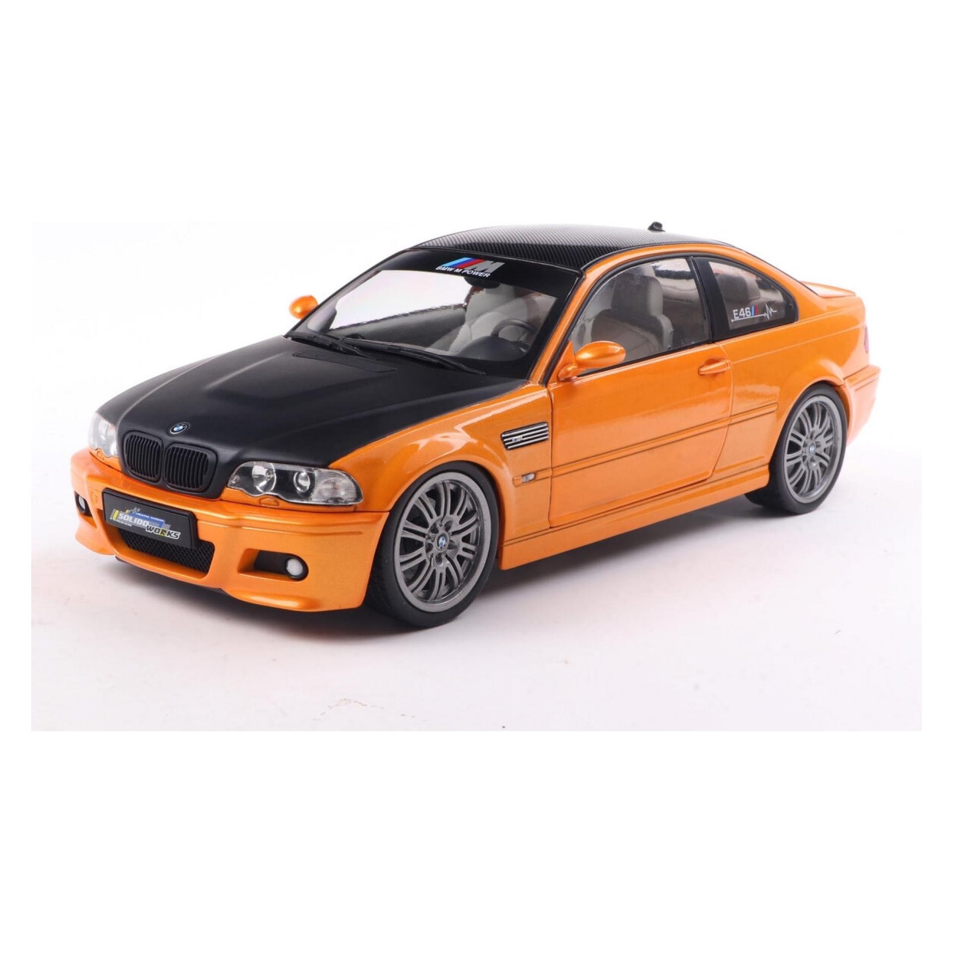 Solido 1:18 BMW E46 M3 coupe orange (421186532)