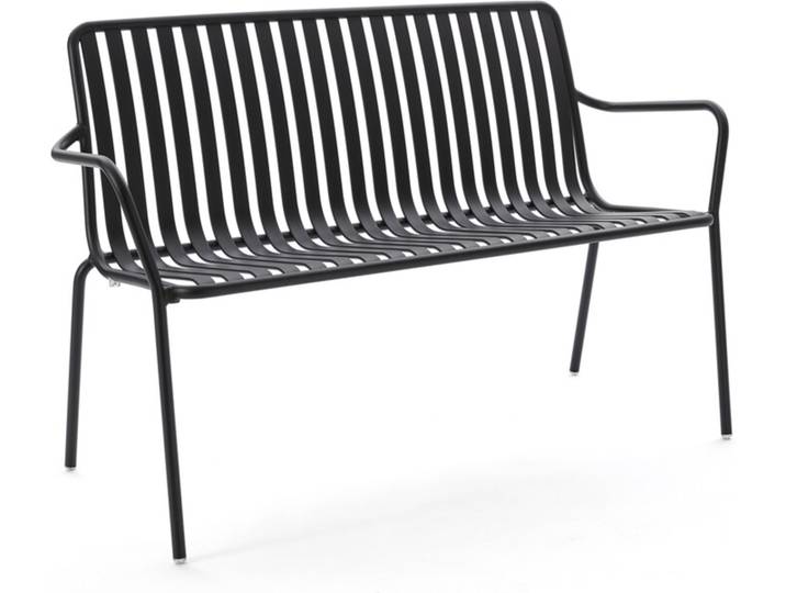 Sitzbank Casablanca schwarz 130.2x82.4x56 cm