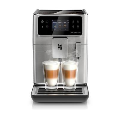 WMF Kaffeevollautomat "Perfection 640 CP812D10", schwarz (edelstahl, schwarz), B:25cm H:37,1cm T:41cm, Kaffeevollautomaten, besonders leise, hochwertiges Gehäuse, LED-Ambient-Light, Kaffeevollautomat