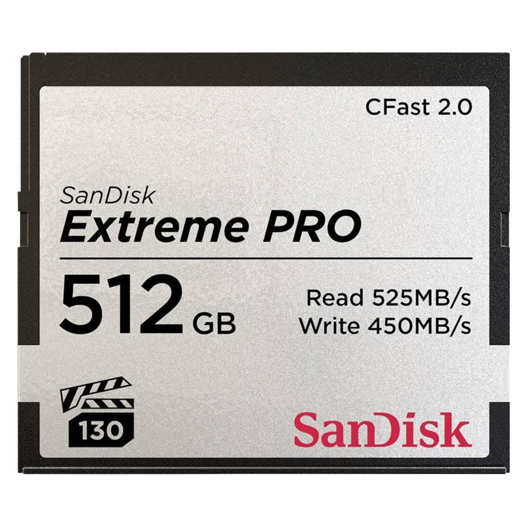 Sandisk Extreme Pro (512 GB, CFast 2.0) (SDCFSP-512G-G46D)