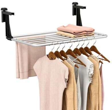 Costway Portable Aluminum Clothes and Towel Drying Rack