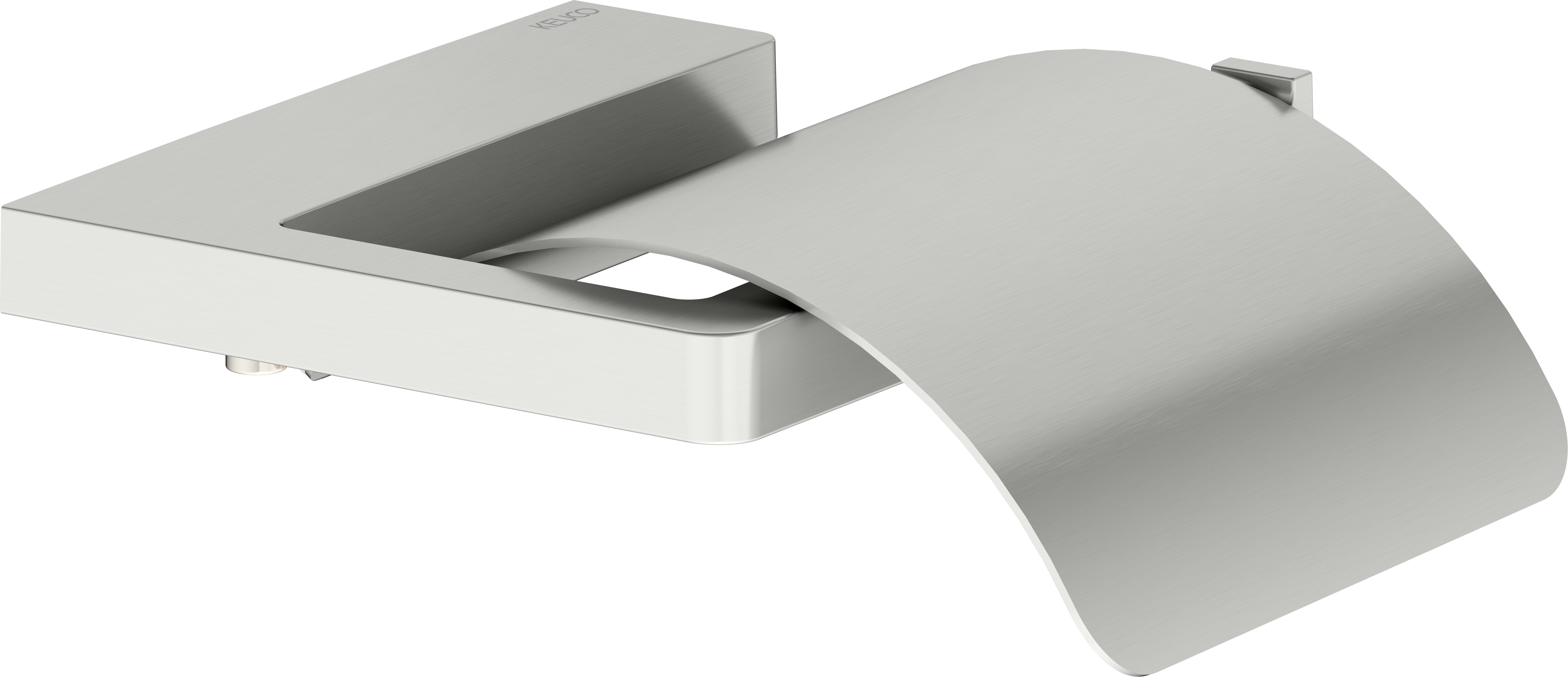 KEUCO Moll porte-papier toilette 12760210000 avec couvercle, finition inox